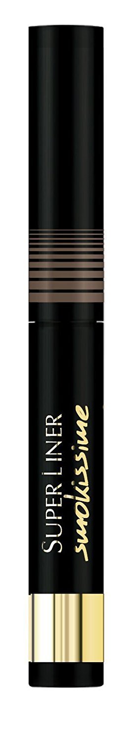 L'Oreal Paris Super Liner Smokissime EYELINER_PEN, EYELID_COLOR, 3 x 1.0 count - 101 Taupe Smoke, Liquid, Shimmery, Full Coverage, Cruelty Free, 6 ml