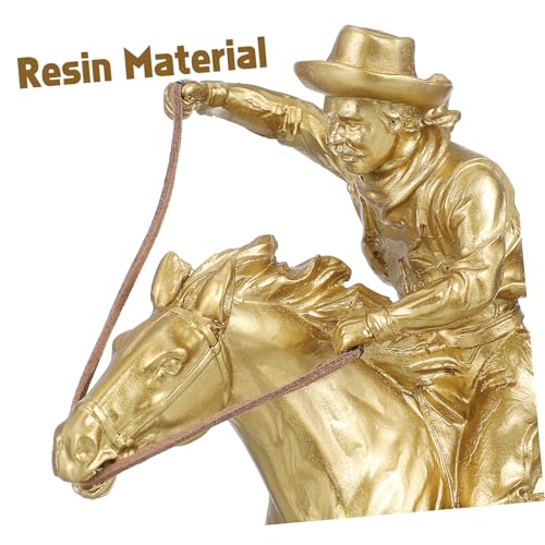 Statue cheval résine ornement chic à offrir comme cadeau d'anniversaire élégant - 4