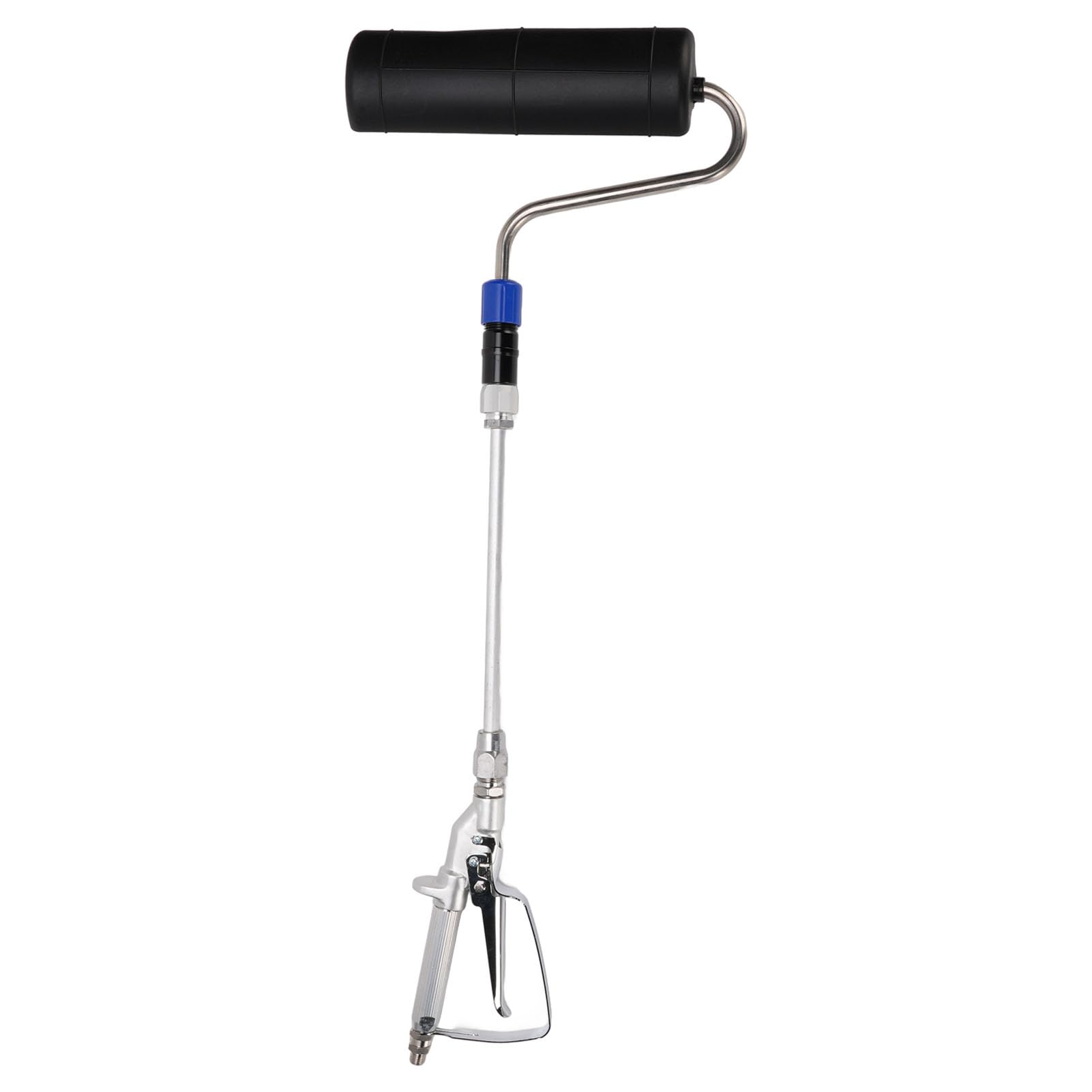 Rouleau de peinture électrique Airless - Brosse auto-amorçante efficace pour bricolage - Acier inoxydable - Alliage d'aluminium