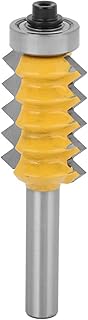 8 Shank Multi Tooth Woodworking Cutter Rail Stile Router Bit Line Wave Type Wood Milling Knife (8 x 30)