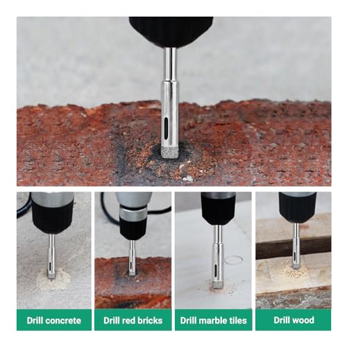 Juego de 10 Brocas Diamantadas 3 a 50 mm para Vidrio miniatura 6
