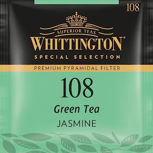 Whittington Tea Premium Pyramidale Filter Green Tea Jasmine 108