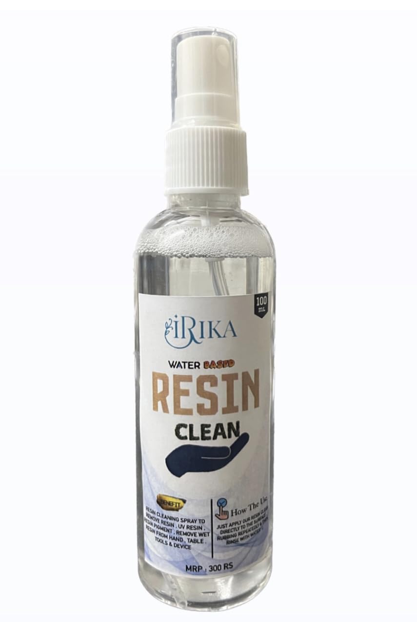 irika Resin Cleaner – Safe & Effective Cleaning for Hands – Perfect for Art & Craft Resin Projects/NON TOXIC/WATER BASED CLEANER (RESIN CLEANER, 100ML) (B0DCPCJH39) Amazon Price History, Amazon Price Tracker