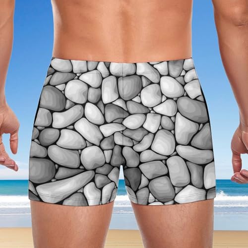 Slip de bain homme effet marbre : l'élégance balnéaire chic