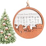 ❈Commodité de suspension : grâce à son design astucieux de trou de suspension, décorer avec décorations de crèche en partitions n'a été aussi simple. Ces décorations uniques peuvent être accrochées aux arbres de Noël, aux voitures, aux escaliers, aux bureaux, aux couloirs, aux chambres, aux salons et plus encore avec une corde.