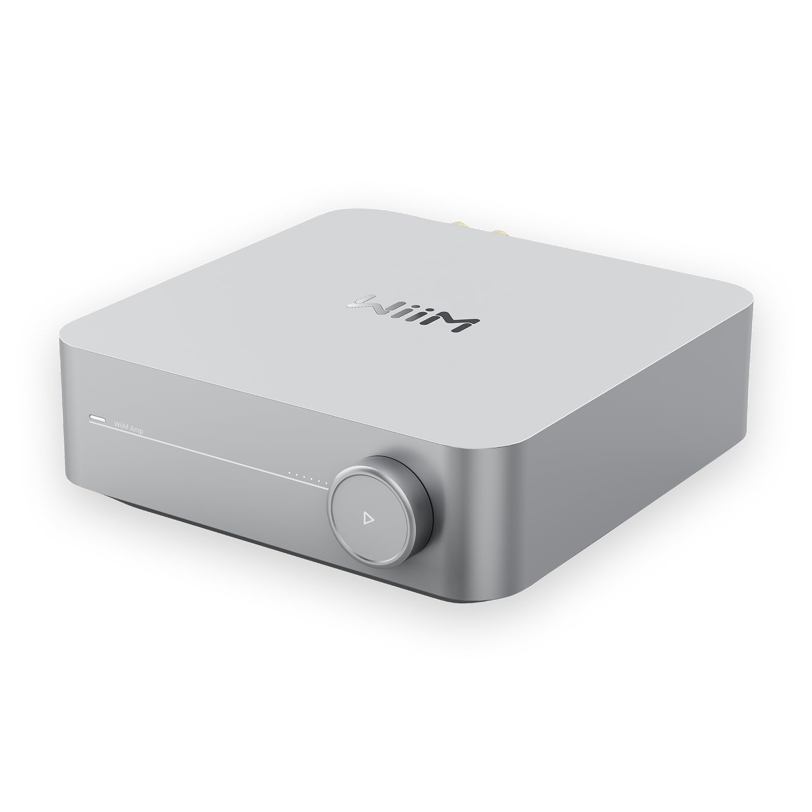 WiiM Amp: Multiroom Streaming Amplifier | Compatible with AirPlay, Google Cast, Alexa | HDMI, Voice Control | Stream from Spotify, Amazon Music, Tidal & More | Silver