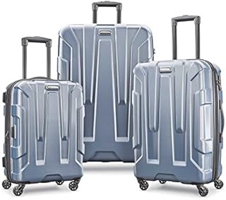 Samsonite Centric Hardside Expandable Luggage with Spinner Wheels, Blue Slate, 3-Piece Set (20/24/28)
