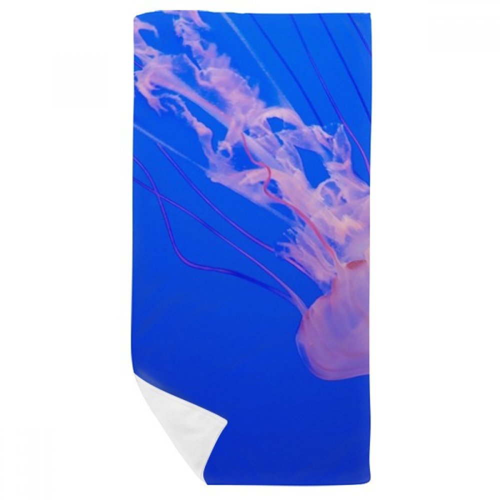 Serviette de bain méduse DIYthinker multicolor 35x70cm pour douceur quotidienne
