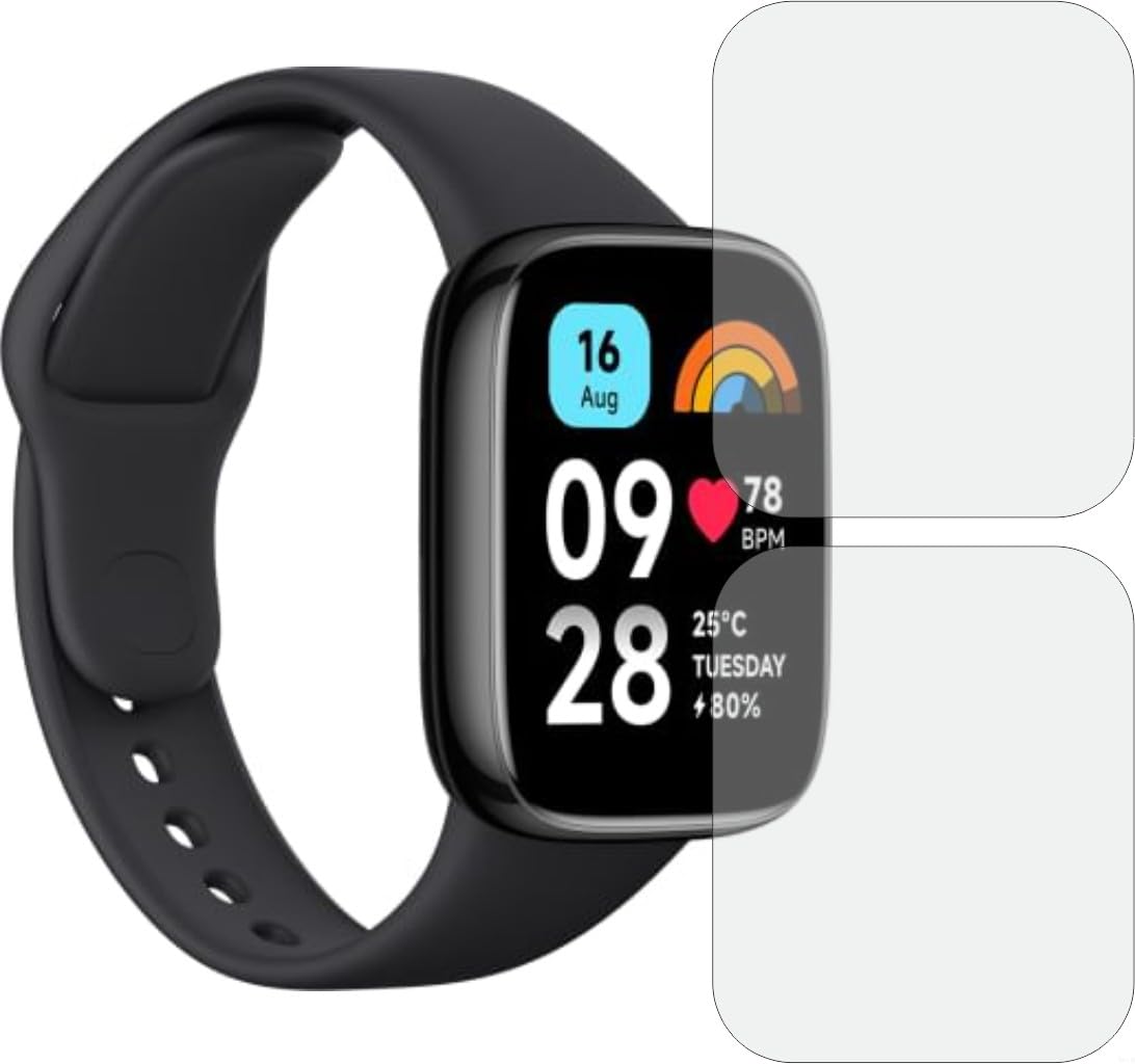 TELTREK Screen Guard for Xiaomi Redmi Watch 3 Active Smartwatch Screenguard, Edge to Edge TPU Fiber Film not Tempered Glass Screen Protector for Xiaomi Redmi Watch 3 Active (Pack of 2) (B0CN1QYZ8X) Amazon Price History, Amazon Price Tracker