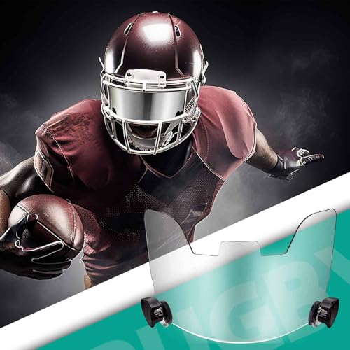 Image of Xuhal 2 Pcs Football Visor for Youth Adult Football Helmet Visor Lacrosse Helmet Eye Shield Eye Protection for Sport