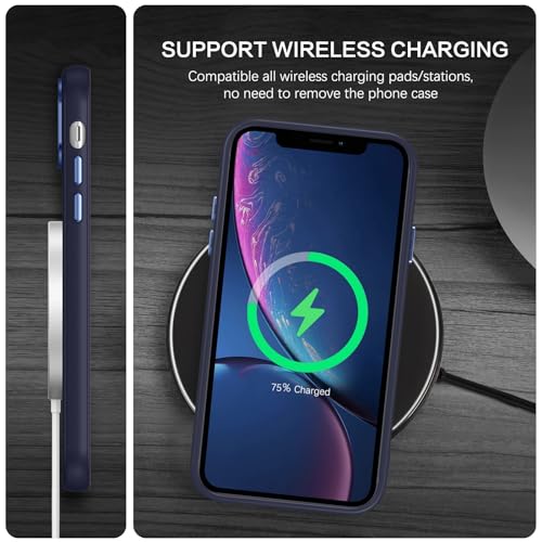 Coque iPhone XR compatible MagSafe BENTOBEN magnétique mate