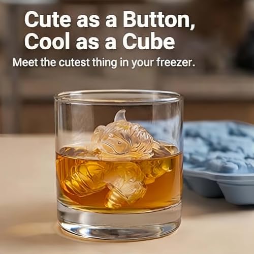 Molde de Silicona para Cubitos de Hielo Highland Cow miniatura 2