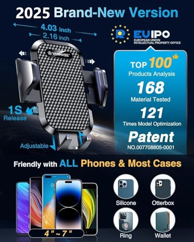 Truemilitarygradecarphoneholdervanmass2025upgradedstrongestsuctionclipcellphonemountfordashboardwindshieldventtruckaccessoriescradlestandforiphone16promax1514android Urban Country Home Decor True military grade car phone holder vanmass2025 upgraded strongest suction clipcell phone mount for dashboard windshield vent truck accessories cradle stand for iphone 16 pro max 15 14 android urban country home decor