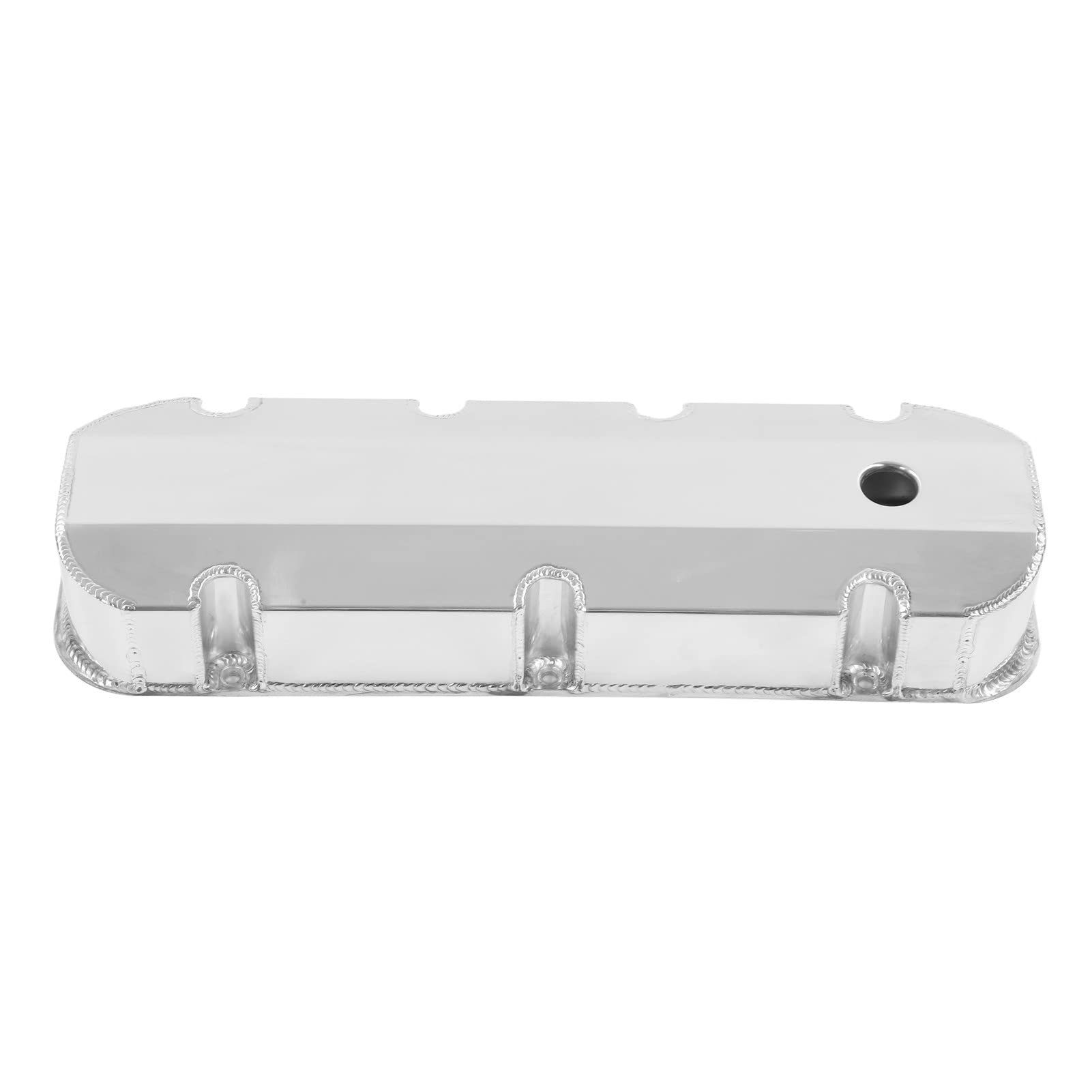 Dioche Samochód Polerowany 2 szt. Polerowane Aluminium Pokrywy Zaworów GH-4412 Zamiennik dla 396 427 454 502 Pokrywy Zaworów Silnika