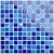 LSDECO Glass Mosaic Tiles Backsplash, 12" x 12" Kitchen Backsplash Tile, Pool Tiles, Glass Tiles for Bathroom Border Shower Wall (1 Sq.Ft Cobalt Blue)