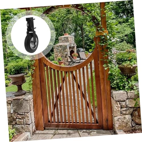 Roulette de support roue de grange OSALADI en acier robuste pour clôture métal - 8