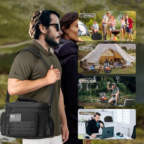 QT&QY Tactical Lunch Bag for Men
