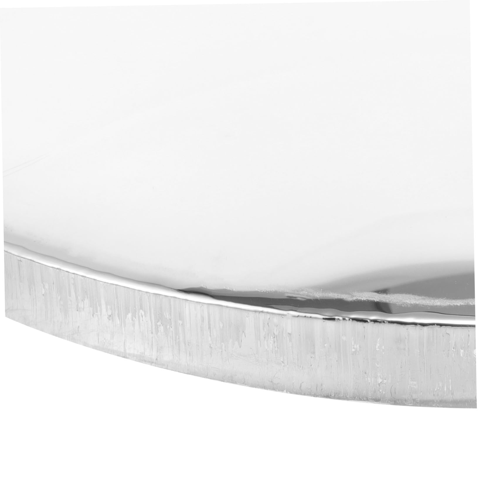 Gatuida Espejo de Seguridad Convexo Ligero de Plástico Color Plata Amplio Campo de Visión para Carreteras y Almacenes, Diseño Compacto y Resistente