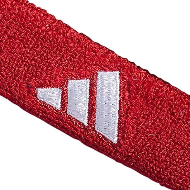 adidas Interval 3/4-inch Bicep Band, Team Power Red/White/2, One Size