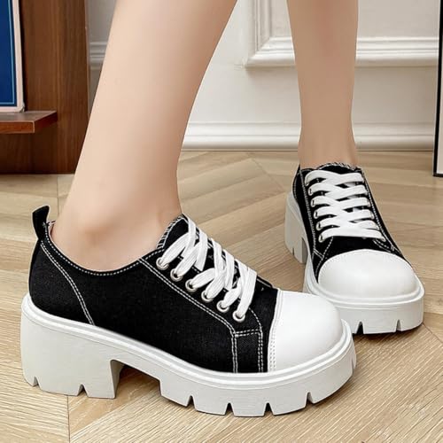 Zapatos de lona para mujer antideslizantes que evitan el cansancio al caminar 3