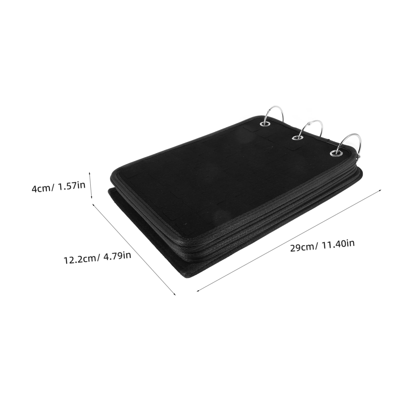 FRCOLOR Shoe Charm Display Album Small Pin Display Organizer Jewelry Binder Organizer Charm Holder for Shoes Flip-page Storage Bag