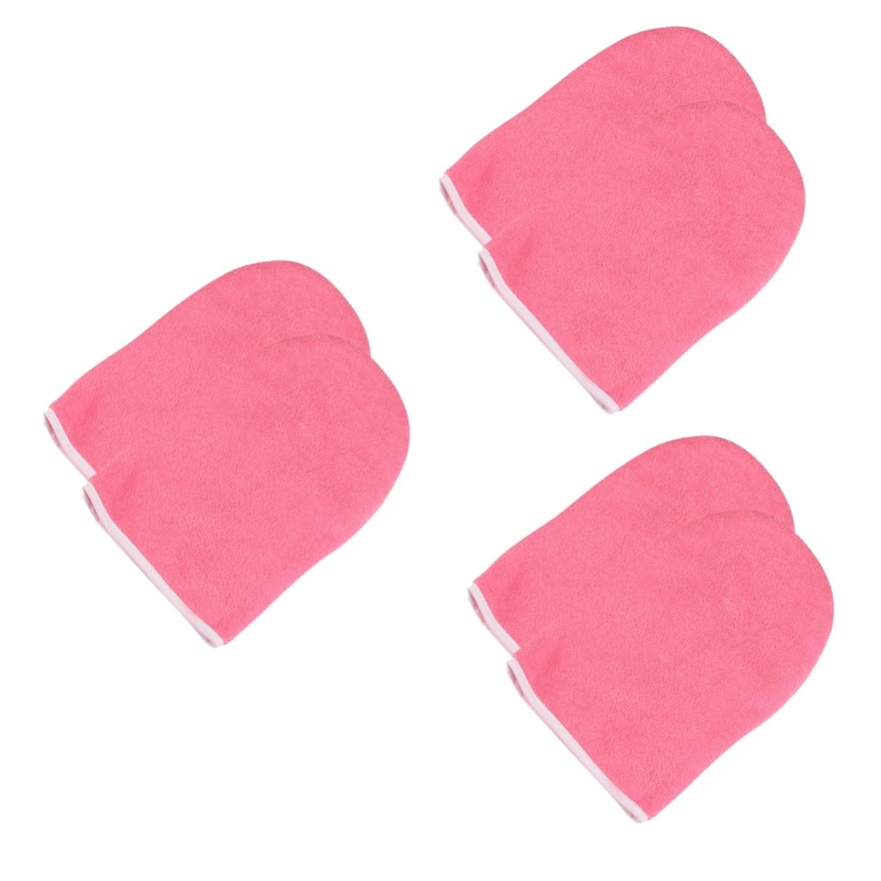 BIUDECO 3 Pairs Paraffin Therapy Gloves Insulated Wax Bath Mittens Light Gloves for Hand Spa Maximize Moisture Absorption
