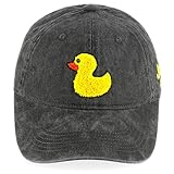 Jeep Duck Logo Garment Washed Premium Twill Hat - It’s a Thing (US, Alpha, One Size, Slate)