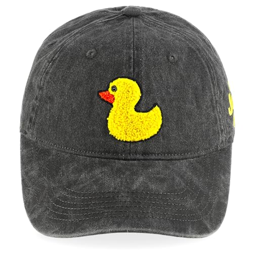 Jeep bonnet en sergé délavé avec logo canard brodé pour passionnés