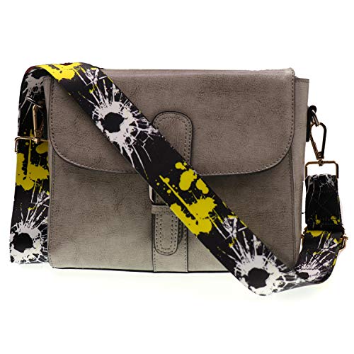 Image of Teeoff Cross body Handbag Purse Strap Wide Shoulder Strap Adjustable Replacement Belt Guitar Style