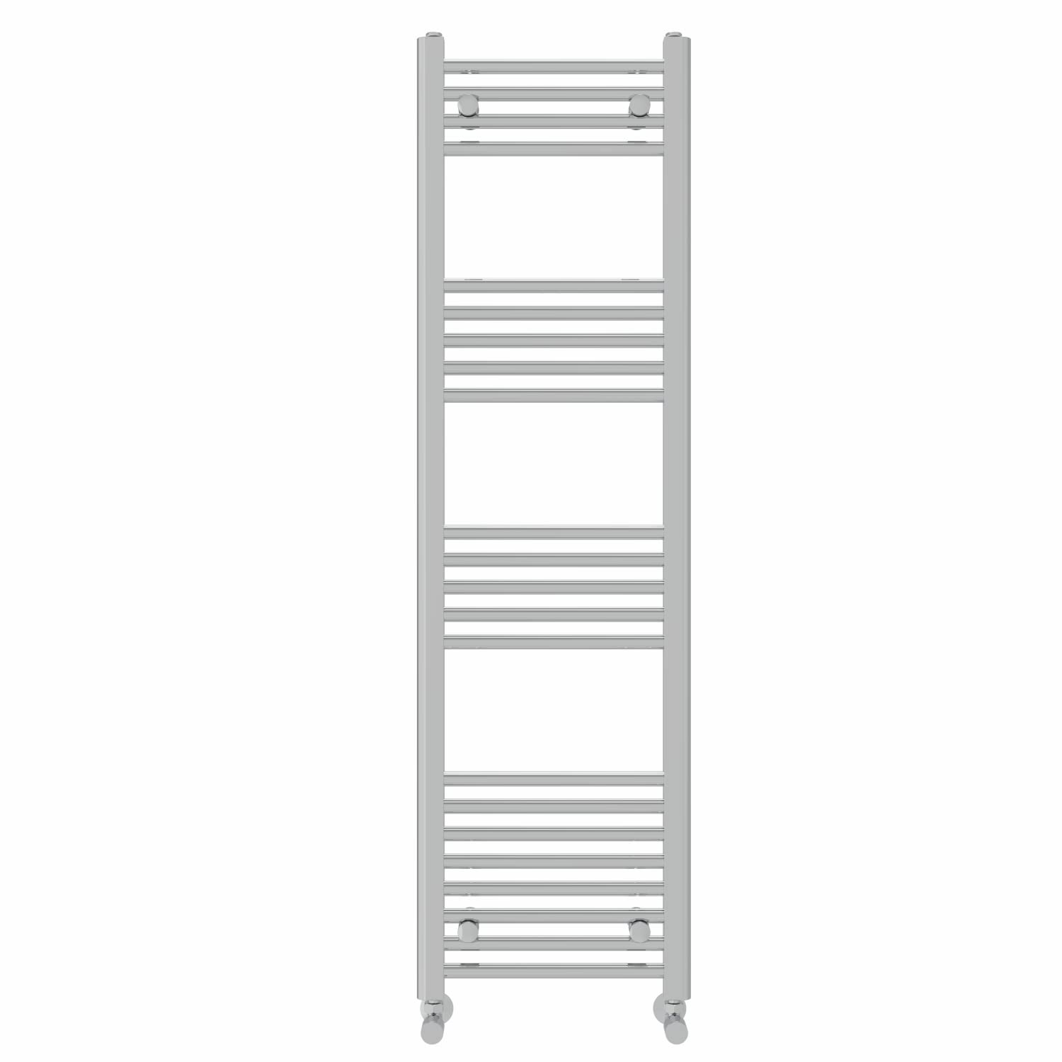 NRG - Termoarredo scaldasalviette cromato per bagno, 1400×400 mm, design dritto