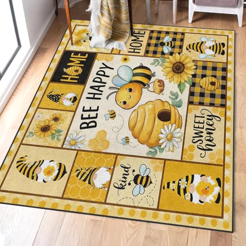 Tapete 5'x7' Lavable con Resistencia a Manchas y Antideslizante miniatura 2
