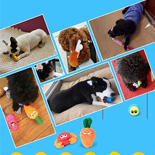 Libroty Pet Puppy Dog Squeaky Fetch Ball Toys