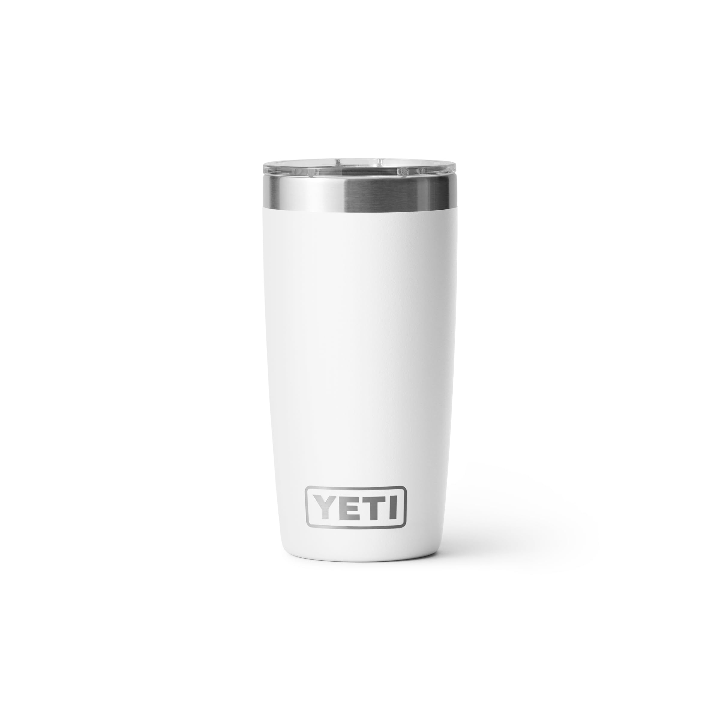 YETI Rambler 10 oz (295 ml) Tumbler with Removable Magslider Lid, Stainless Steel Vacuum Insulated Coffee Cup, White - Image 2