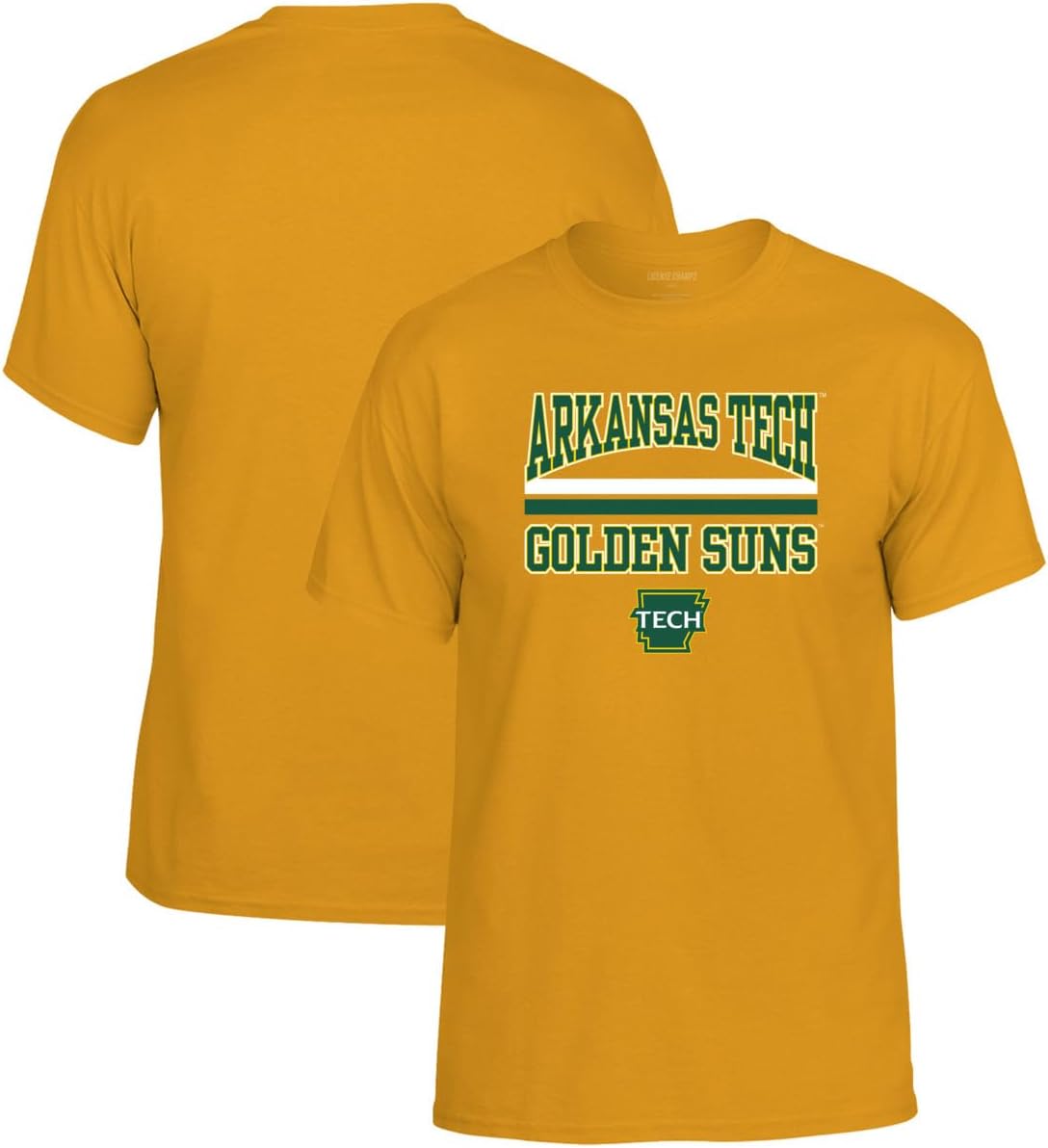 Cotton T-Shirt | Official NCAA College Merchandise | Mens Womens Adult Cotton | Tee with Team Bar Design