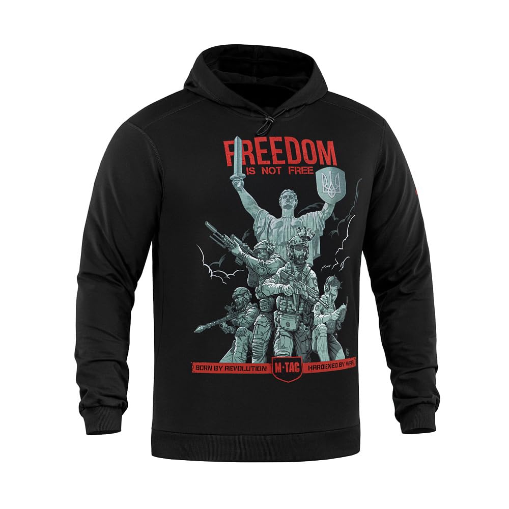 M-Tac Bluza z kapturem Freedom, czarny, XS