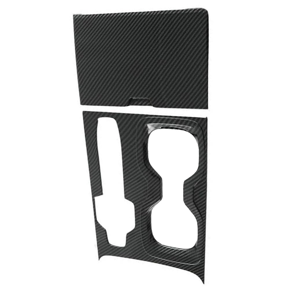 Riloer Konsolen-Schalthebel-Abdeckung, ABS-Kunststoff, Karbonfaser, schwarz, passend für Lex*us RX350 350h RX500h 2023