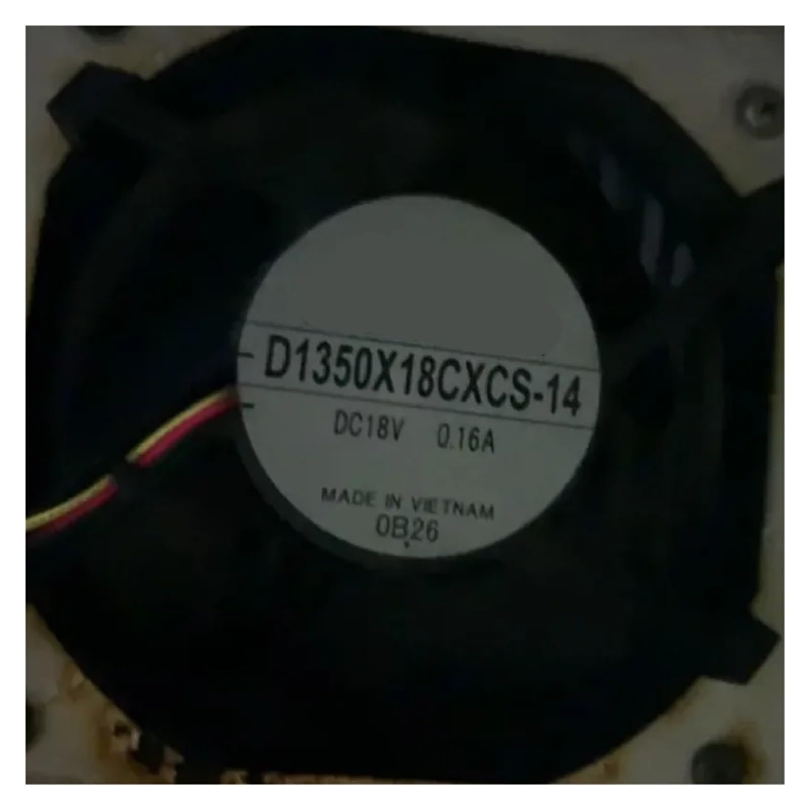 LZIKKGKI D1350X18CXCS-14 dc18v 0.16a cooling fan