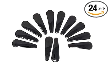 CHANDERKASH Pack of 12 Clips Fashion Black Color Tic Tac Hair Clips for Womens/Girls Hair Accessories_Hair Acessories