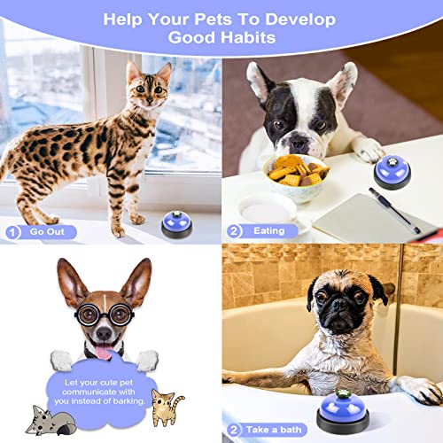 VIMOV Pet Training Bells, Set of 2 Dog Bells for Potty Training and Communication Device Blue… - Image 5