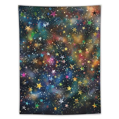Tapisserie murale nuage de nuit 152x203cm idéale pour une chambre cosy et zen