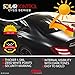 GAMA AUTOPARTS SOLARCONTROL Window Tint Car Film 20'' X 100FT Dyed Shade Roll Universal Fit Privacy UV Sun Block and Scratch Resistant (20% Dark Shade)