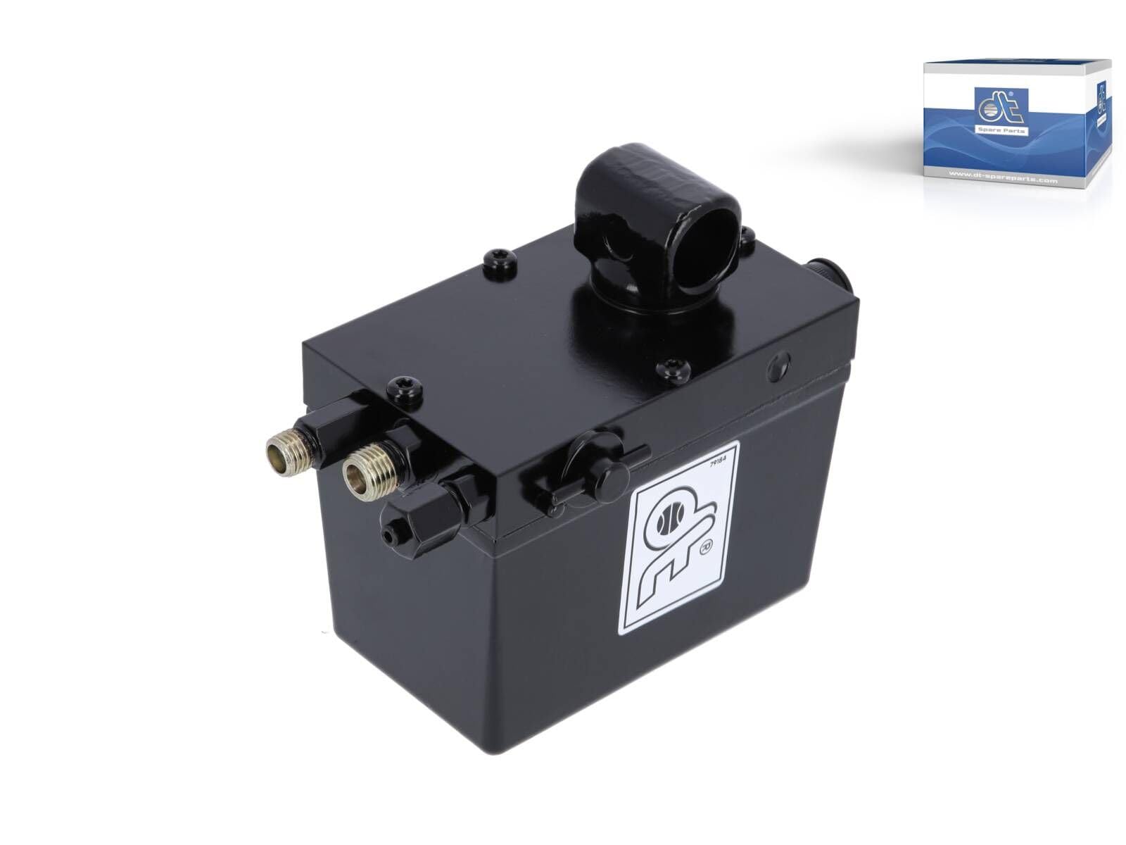 DT Spare Parts 1.23011 Hydraulikpumpe, 250 ml, M12 x 1,5, M14 x 1,5, L: 130 mm, W: 80 mm, H: 101 mm, 280 bar, Pov: 370 bar für LKW