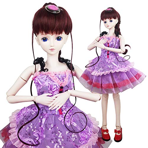 EVA BJD Jasmine Fairy 1/3 BJD Doll Volledige set 24-inch meisje ball jointed poppen BJD Fig