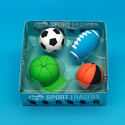 Tinc Sports Eraser Collection Pack per bambini |