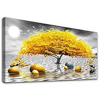 UUU99EX　アンヴァレリーデュポン 壁掛け　オブジェ Amazon.com: HUADAOART Wall Art Modern Zen Light Luxury