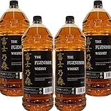 富士乃森（金ラベル） (THE FUJINOMORI WHISKY） 4000ml×4本セット37度 日本国産 ブレンデット ウイスキー4リットル