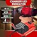 Powilling 2Pack 20V 3.5Ah Replacement V20 Craftsman 20V Lithium Battery and Charger Kit for CMCB202 CMCB204 CMCB206 CMCB201 CMCB100 CMCB124 with Craftsman 20Volt Battery Charger