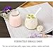 Folinstall 20 Pcs 4 oz Small Glass Jars with Lids, Yogurt Jar, Favors jar for Candle Making, Honey, Salt Scrub, Party Wedding, Baby Shower