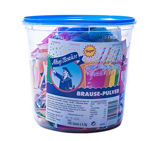 Frigeo Ahoj Brause-Pulver in 4 Sorten, 100 Beutel, 580 g