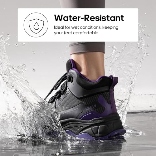 Image of NORTIV 8 Women's Waterproof Lightweight Hiking Boots Ankle Trekking for Outdoor